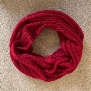 Red Sequin Infinity Scarf